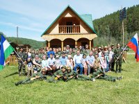 17 июня на сабантуйской поляне начал свою работу лагерь "Юный спецназовец"