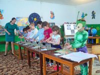 В Комсомольском детском саду было проведено открытое занятие, посвященное Всемирному Дню Земли и Году экологии в РФ и РБ.