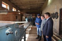 Глава администрации МР И.Гарифуллин посетил производственную базу ООО "Роден-С" в д.Тайкаш