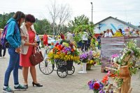 В райцентре состоялась выставка цветов 