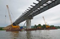 Возведение моста через р. Уфа идет с опережением графика
