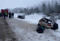В Башкирии при столкновении автомобилей «ВАЗ-2114» и «УАЗ» пострадали пять человек