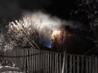 В Башкирии в частном доме заживо сгорели пожилые супруги